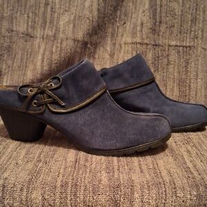 Naturalizer Blue Women's Mules with‎ Bow Detail